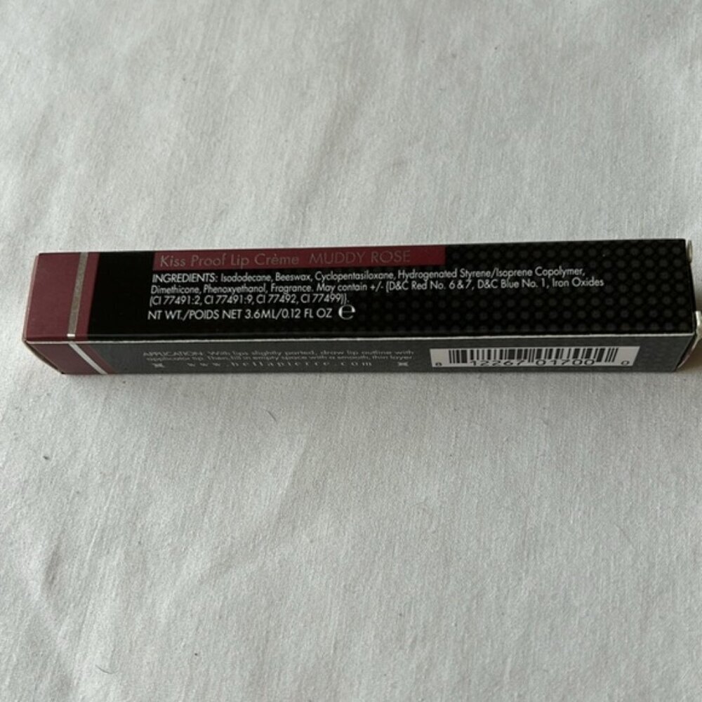 bellapierre Kiss Proof Lip Creme-Muddy Rose  NIB - Picture 6 of 10
